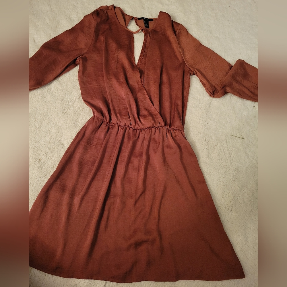 Satin mini dress